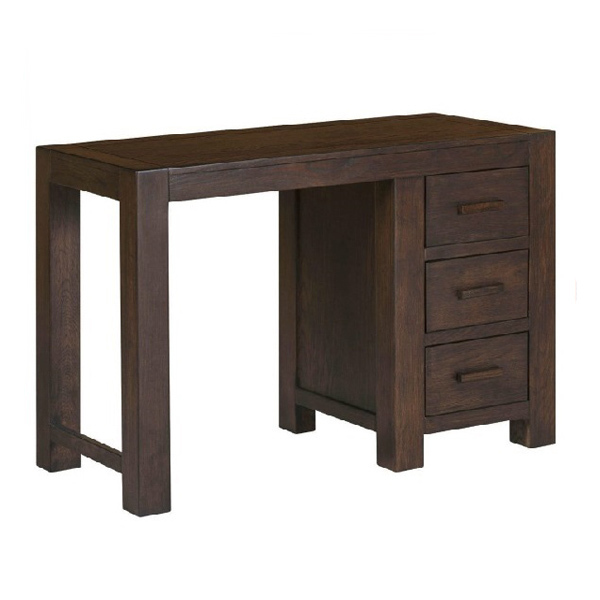 Bàn Làm Việc Chân Trụ Gỗ Sồi Walnut