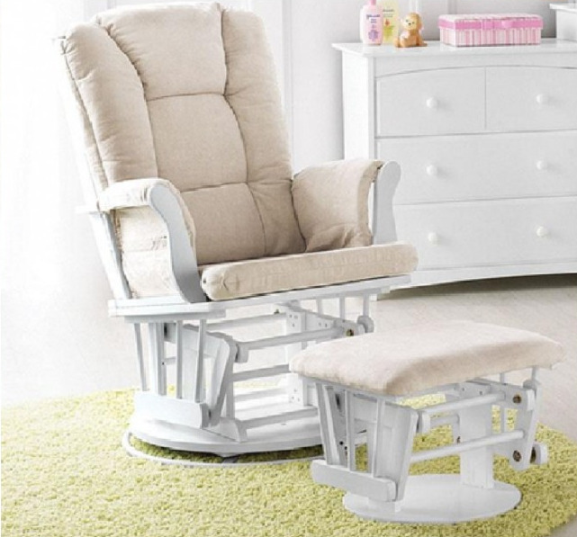 Bộ ghế thư giãn chân xoay xuất khẩu Glider Rocker