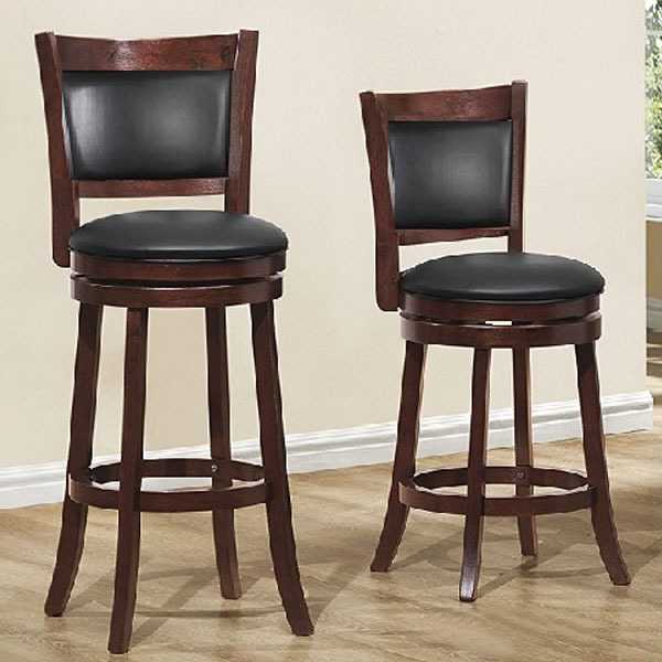 Ghế Bar gỗ xoay đẹp Bar Stool 360