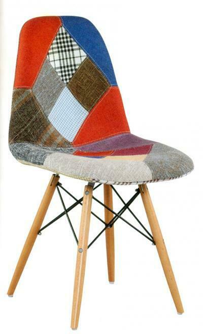 Ghế cafe EAMES PATCHWORK  DSW EC-2014B