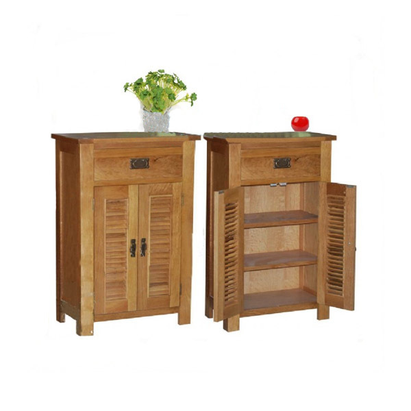 Kệ giày gỗ sồi 2 cánh Shoe Cabinet