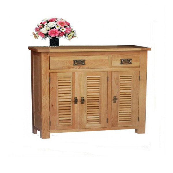   Kệ giày gỗ sồi 3 cánh Shoe Cabinet