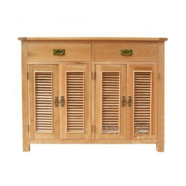 Kệ giày gỗ sồi 4 cánh SHOES CABINET