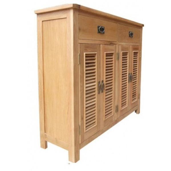 Kệ giày gỗ sồi 4 cánh SHOES CABINET