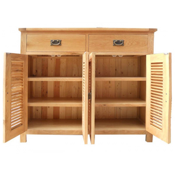 Kệ giày gỗ sồi 4 cánh SHOES CABINET