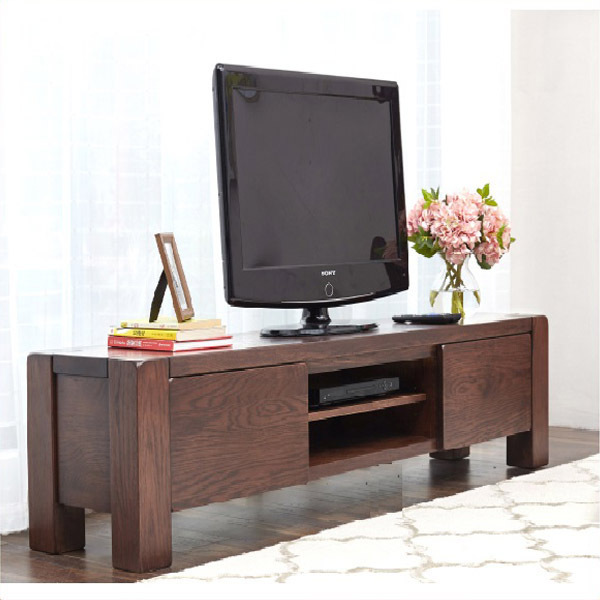 Kệ tivi gỗ đẹp xuất khẩu Walnut 1m2