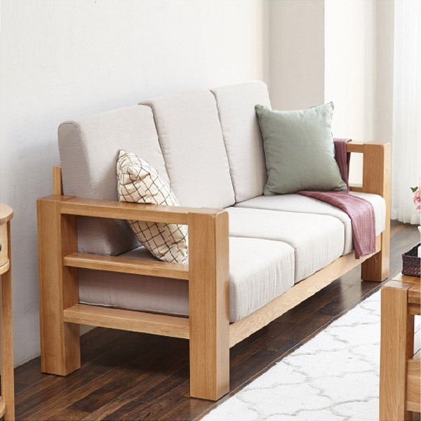 Set Sofa gỗ sồi xuất khẩu - sofa gỗ tần bì