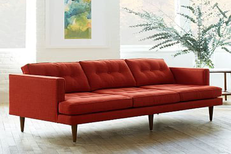 Sofa 3 chỗ Cao Cấp Xuất Khẩu Peggy Red  - sofa da góc cao cấp