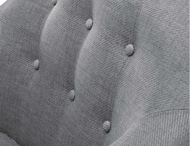 Sofa đơn Xuất Khẩu Cao Cấp Ritchie Sofa Grey ESFD03 - sofa da góc cao cấp