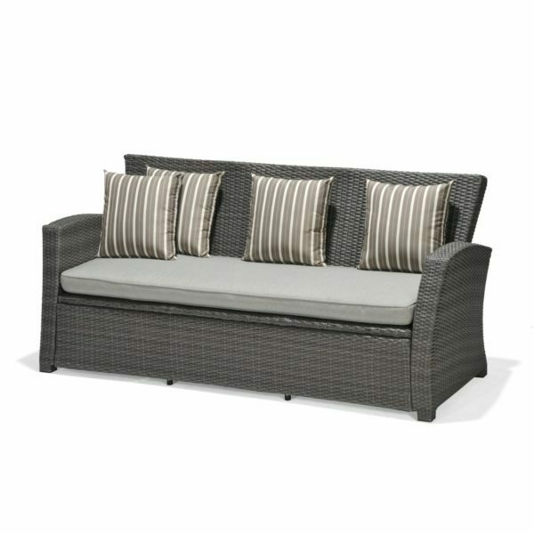 Sofa giả mây 3 chỗ tay OUTDOOR II