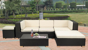 Sofa giả mây ngoài trời cao cấp