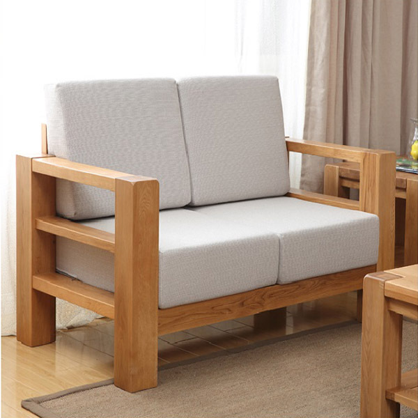 Sofa gỗ sồi xuất khẩu đẹp set 4 - sofa gỗ sồi phòng khách xuất khẩu